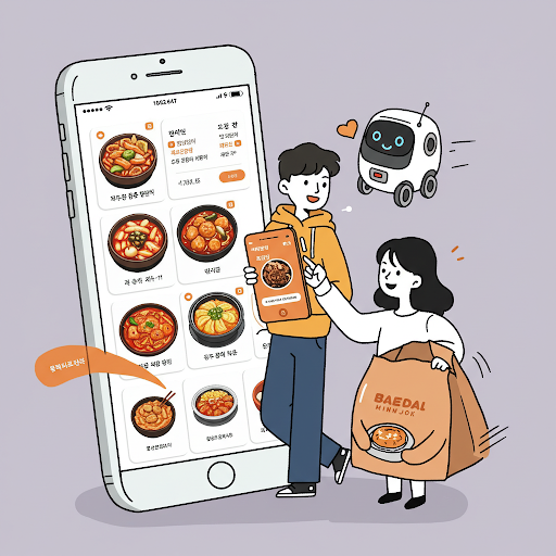 韩国外卖APP -- 배달의 민족(BAEMIN) 使用说明