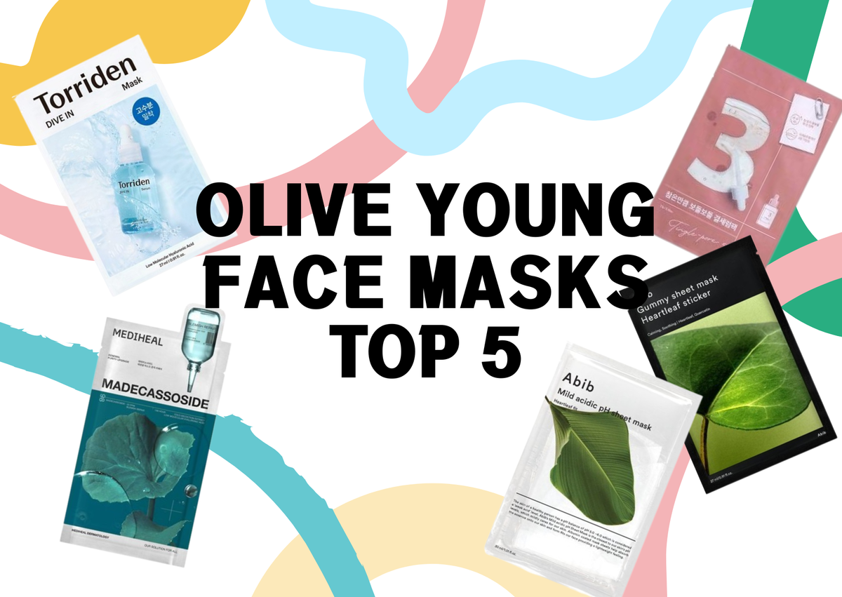 A Guide to Understanding Olive Young's Top 5 Popular Face Masks from January to March 🧖‍♀️✨